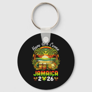 Here We Come Jamaica 2026 Girls Trip Family Summer Key Ring