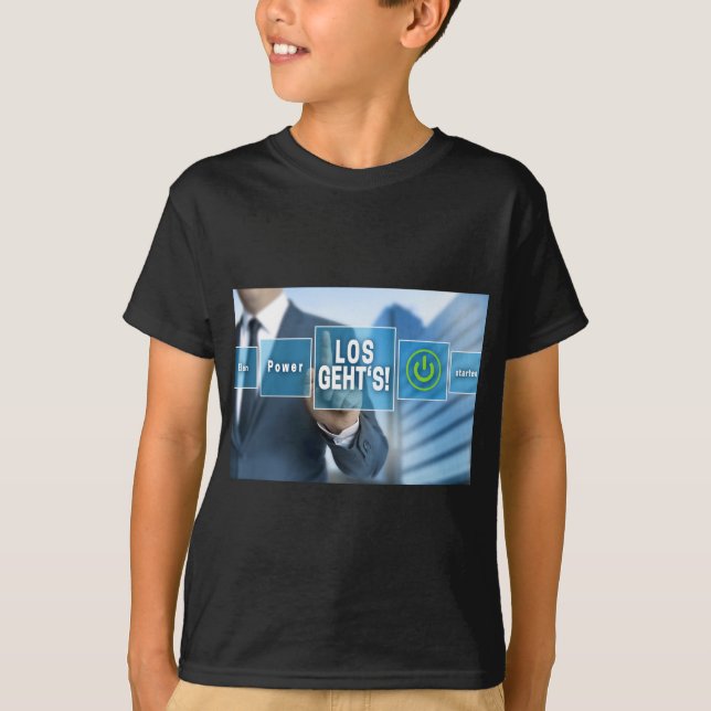 Here we go (german los gehts) touchscreen concept T-Shirt (Front)