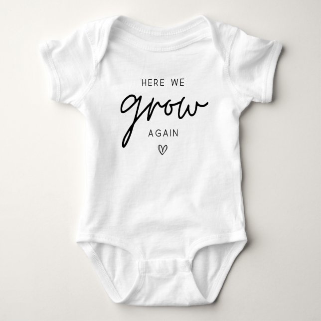 Here We Grow Again  Baby Bodysuit (Front)