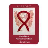 Hereditary Hemochromatosis Awareness Angel Magnet