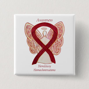 Hereditary Hemochromatosis Awareness Ribbon Pin