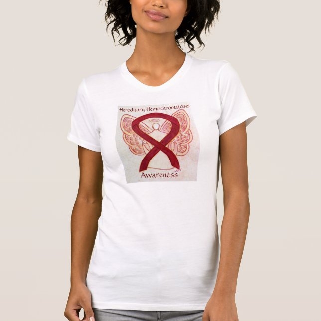Hereditary Hemochromatosis Awareness Ribbon Shirt (Front)