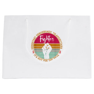 Hereditary Hemorrhagic Telangiectasia awareness Fi Large Gift Bag