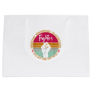 Hereditary Hemorrhagic Telangiectasia awareness Fi Large Gift Bag