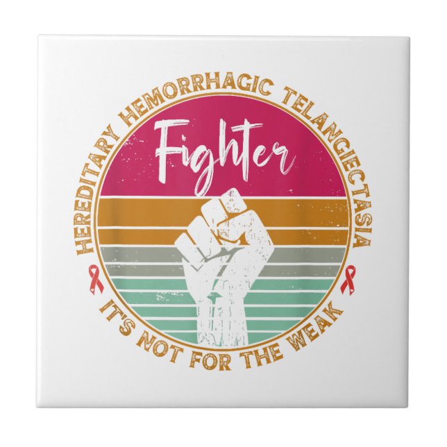 Hereditary Hemorrhagic Telangiectasia awareness Fi Tile (Front)