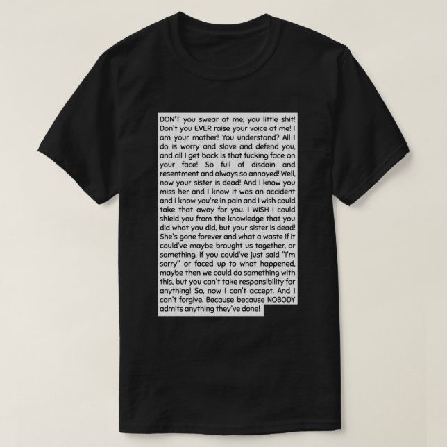 HEREDITARY TONI COLLETTE SPEECH   T-Shirt (Design Front)