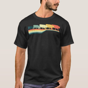 Hereford Cow Vintage Retro Style T-Shirt