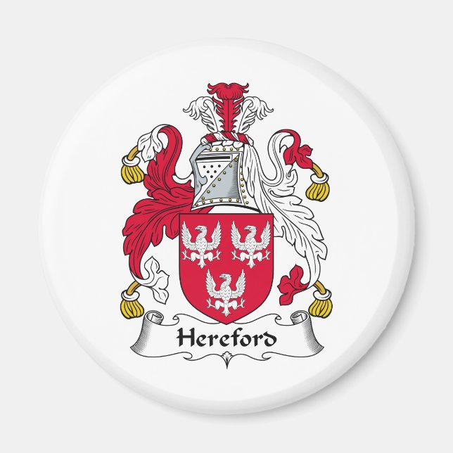 Hereford Family Crest Magnet (Front)