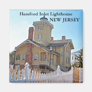 Hereford Inlet Lighthouse, New Jersey Magnet