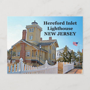 Hereford Inlet Lighthouse, New Jersey Postcard