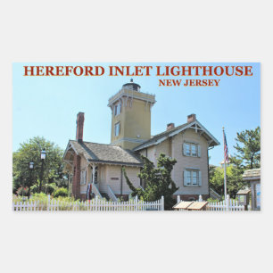 Hereford Inlet Lighthouse, New Jersey Stickers