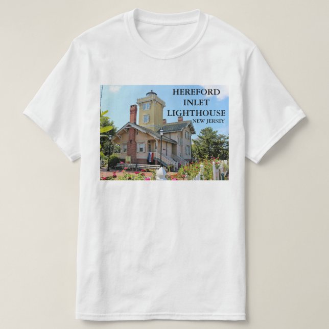 Hereford Inlet Lighthouse, New Jersey T-Shirt (Design Front)