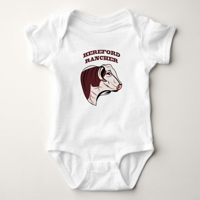 HEREFORD RANCHER BABY BODYSUIT (Front)