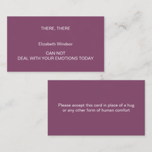 HERES A HUG Calling Card