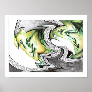 HERE'S LOOKIN AT YOU by CR SINCLAIR Poster