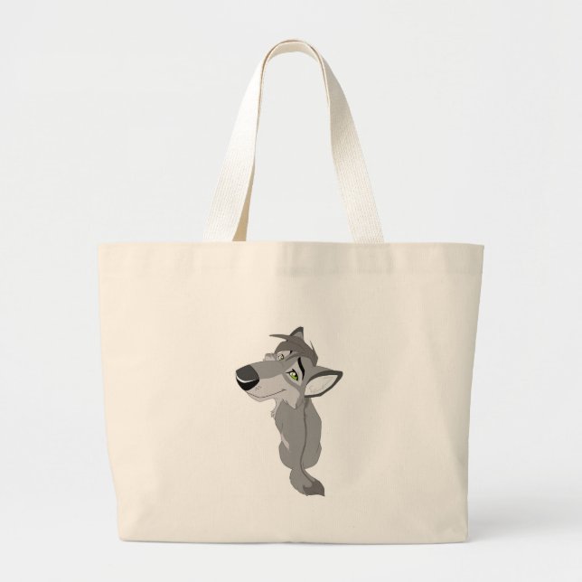 Here's lookin' at you large tote bag (Front)