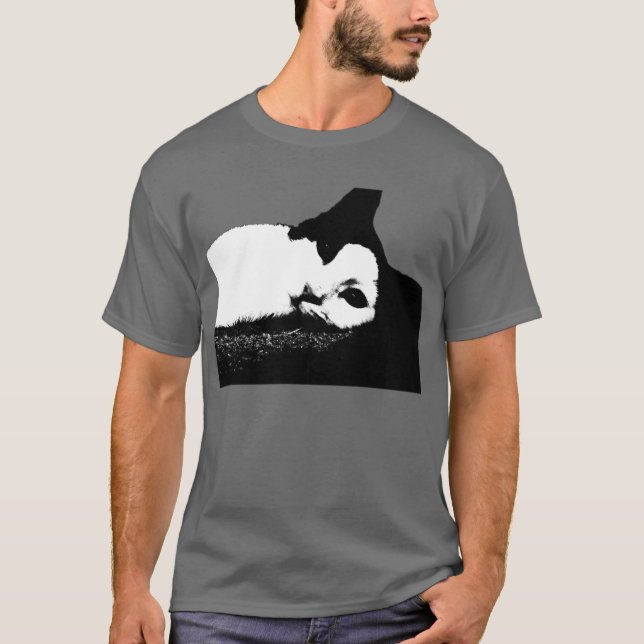 Here's Looking At You Cat (BW) shirt (Front)