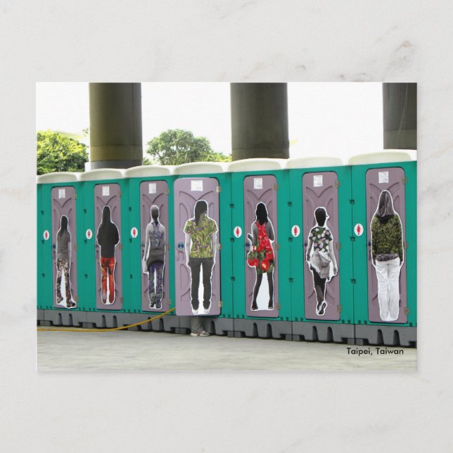 Here's The John/Portable Toilets:) Postcard (Front)