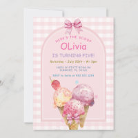 Here's The Scoop Ice Cream Birthday Party