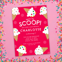 Here's the Scoop Ice Cream Birthday Party