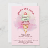Here's The Scoop Twins 2nd Birthday Party Pink