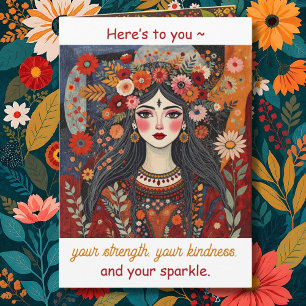 Here's to You! Women International Women's Day  Card
