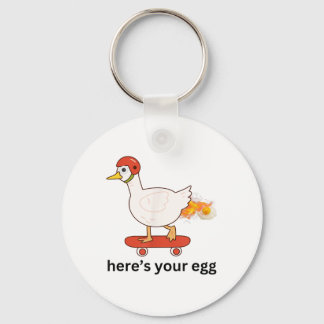 Heres Your Egg _1  Key Ring