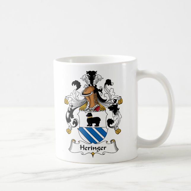 Heringer Family Crest Coffee Mug (Right)