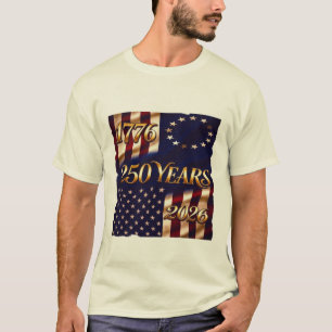 Heritage 250 Years Flag Celebration T-Shirt