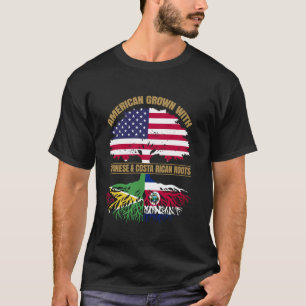 Heritage American Grown with Guyanese Costa Rican T-Shirt