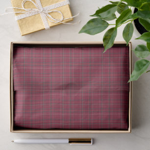 HERITAGE   Burgundy Tartan Holiday Tissue Paper