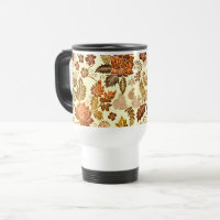 Heritage Copper Warm Gold Floral Design