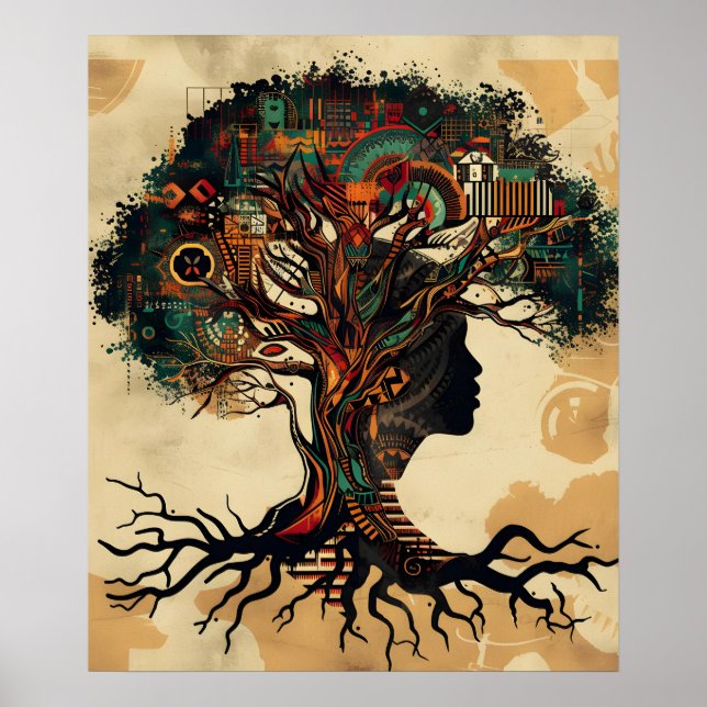 Heritage Echoes: African American Roots Inspired  Poster (Front)