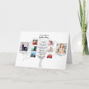 Heritage Grandma PHOTO COLLAGE Life Story Keepsake Card