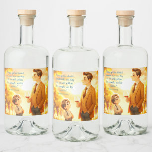 Heritage & Harvest – Father’s Vineyard  Liquor Bottle Label