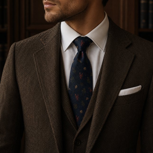 Heritage Lobster Coast Navy Tie (Creator Uploaded)