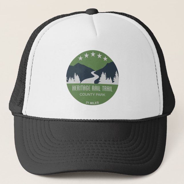 Heritage Rail Trail County Park Trucker Hat (Front)