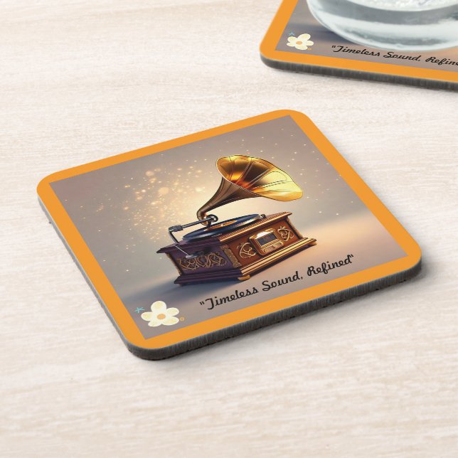 "Heritage Sound Quality" Coaster (Left Side)