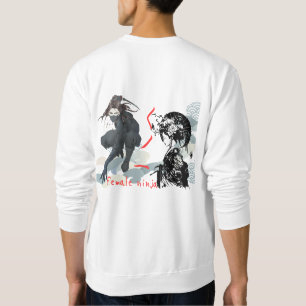 Heritage Stealth: Vintage Kunoichi Graphic Tee