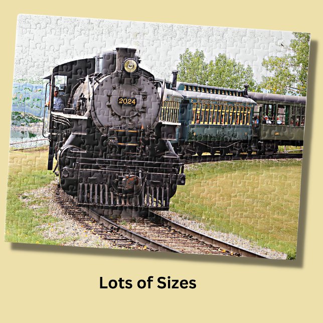 Heritage Steam Train with Carriages Jigsaw Puzzle (Creator Uploaded)