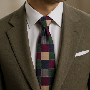Heritage Tartan Patchwork  Tie