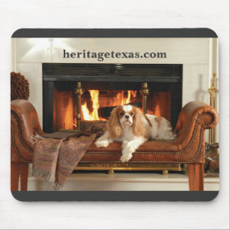 heritagetexas dog blk mkousepad mouse pad