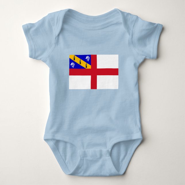 Herm Flag Baby Bodysuit (Front)