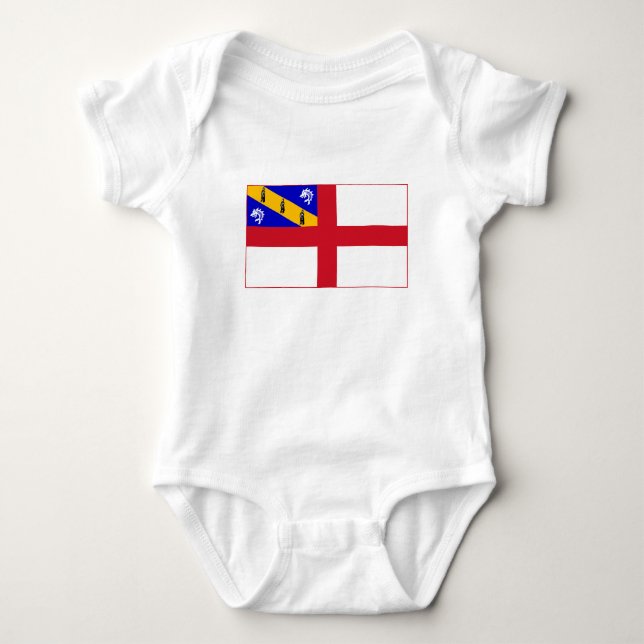 Herm Flag Baby Bodysuit (Front)