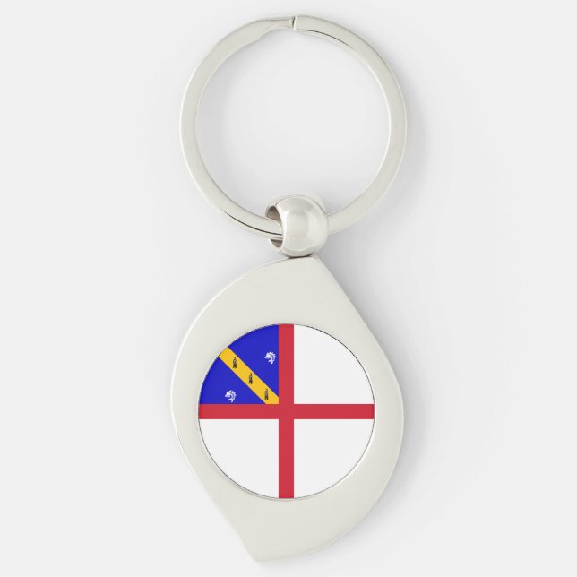 Herm Flag Key Ring (Front)