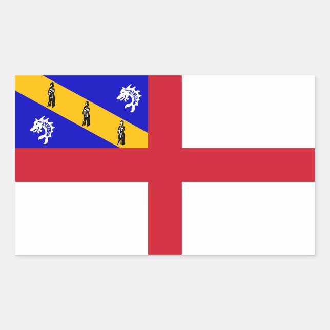 Herm Flag Rectangular Sticker (Front)