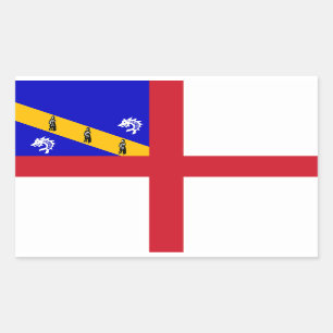 Herm Flag Rectangular Sticker