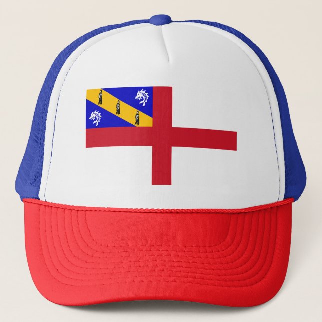 Herm Flag Trucker Hat (Front)