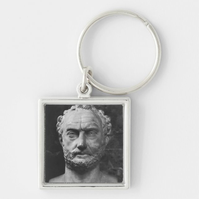 Herm of a man, said to be Thucydides Key Ring (Front)