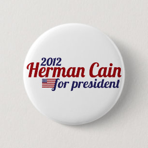 Herman Cain 2012 6 Cm Round Badge